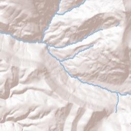 U.S. 14, Bighorn National Forest, Greybull Terrain Map