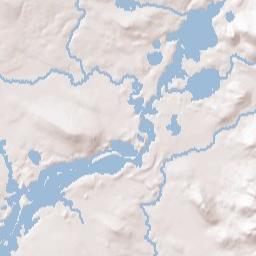 Rainbow Lake New York Terrain Map