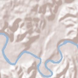 Pradines Terrain Map