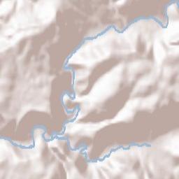 Département de la Lozère Terrain Map
