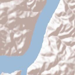 Donji Milanovac Terrain Map