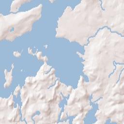 Castine Terrain Map