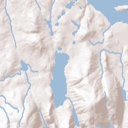 Jordan Pond Rd, Acadia National Park, Acadia, Mt Deser Terrain Map