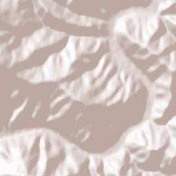 Željezno Polje Terrain Map