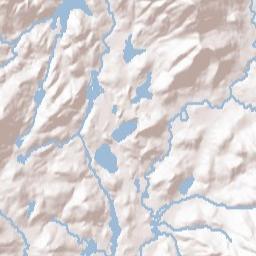 Tahawus New York Terrain Map