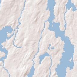 Nobleboro Terrain Map
