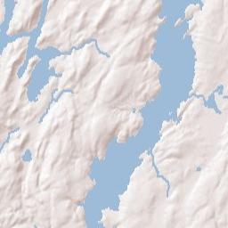 Lincoln County Terrain Map