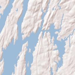 Edgecomb Terrain Map