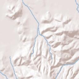 Lane County Terrain Map