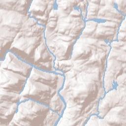 Pudding Hollow New York Terrain Map