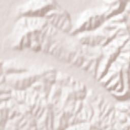 Fukagawa-shi Terrain Map