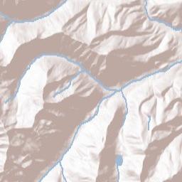 Idaho 75, Sawtooth National Forest, Ketchum Terrain Map