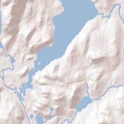 Pottersville New York Terrain Map