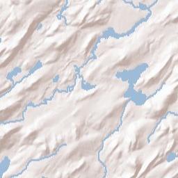 Thendara New York Terrain Map