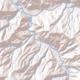 Culp Creek Terrain Map
