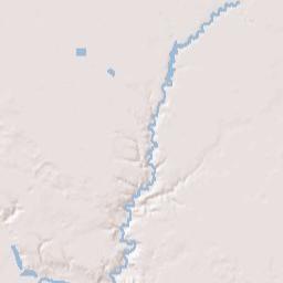 Interstate 90 Hanson SD America Terrain Map