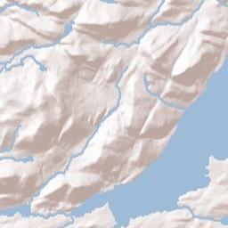 Higgins Bay New York Terrain Map