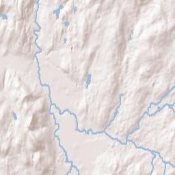 Middle Granville New York Terrain Map