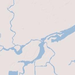 Saginaw County Terrain Map