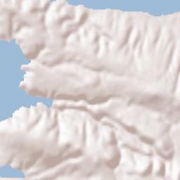 Milna Terrain Map
