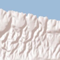 Postira Terrain Map