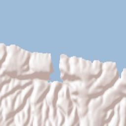 Pučišća Terrain Map