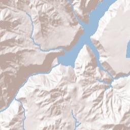 Elmore County Terrain Map