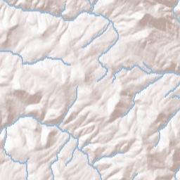 Bonneville County Terrain Map