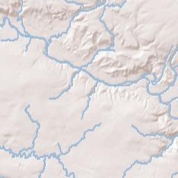 Poland New York Terrain Map