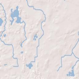 Barnes Lake-Millers Lake Terrain Map