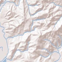 Coquille Terrain Map