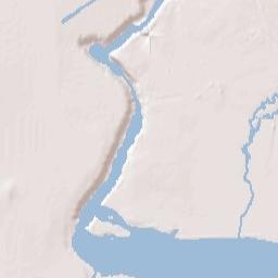 The beautiful Niagara Falls Terrain Map