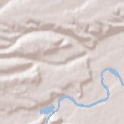 Gourdan-Polignan Terrain Map