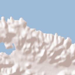 Vela Luka Terrain Map