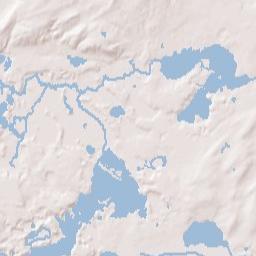 Potter Lake Terrain Map