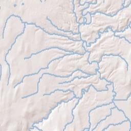 Idaho New York Terrain Map