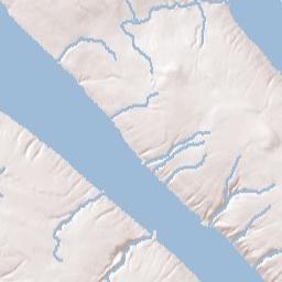 Woodland New York Terrain Map