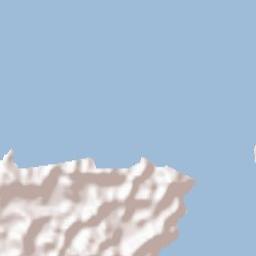Općina Lastovo Terrain Map