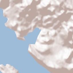 Dubrovačko primorje Terrain Map