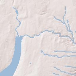 West Perry New York Terrain Map