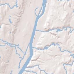 New York State Bicycle Route 9, Troy, NY  Terrain Map