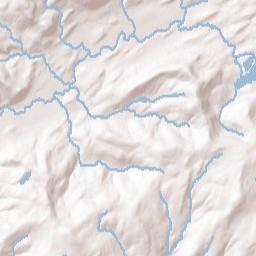 Warnerville New York Terrain Map