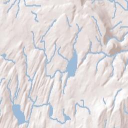 Thompsons Lake New York Terrain Map