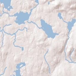 Ashburnham Terrain Map