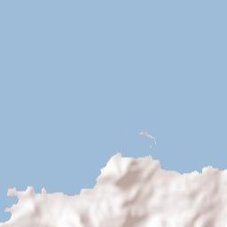 L'Île-Rousse Terrain Map