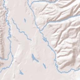 Bannock County Terrain Map