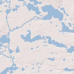 Wolverine Lake Terrain Map