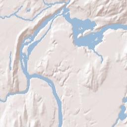 Franklin County Terrain Map