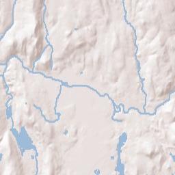 Orange Terrain Map