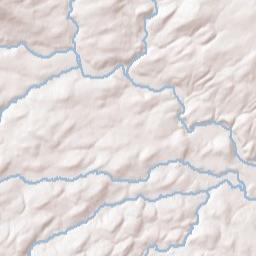 Oak Hill New York Terrain Map